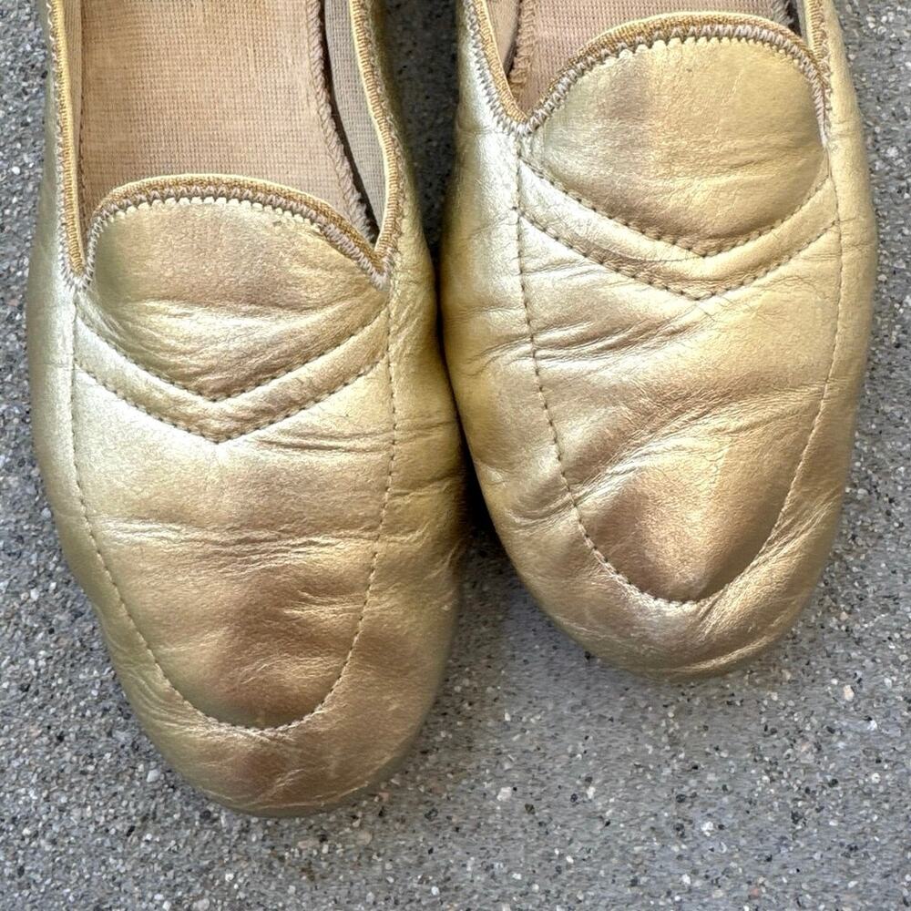 VTG Daniel Green “Comfy” Slippers Metallic Gold Slippers 1974
